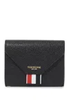 THOM BROWNE PORTACARTE ENVELOPE IN PEBBLE GRAIN