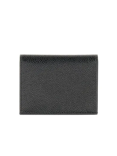 THOM BROWNE THOM BROWNE PORTACARTE IN PELLE