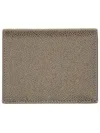 Thom Browne Grained Leather Card Case In Brown