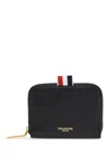 Thom Browne Portafoglio Slim Con Zip Circonferenziale Nero In Black