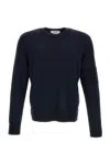 Thom Browne Premium Milano Stitch 4-bar Bomber Pullover In Blue
