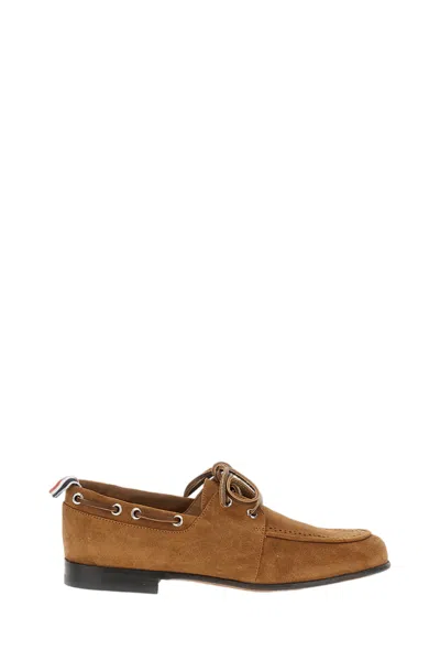 Thom Browne Brown Suede Loafers
