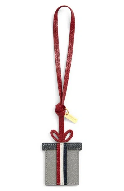Thom Browne Present Leather Bag Charm