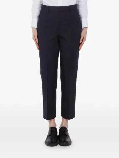 Thom Browne Pressed-crease Trousers In Blue