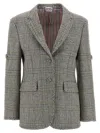 Thom Browne Prince Of Wales Blazer In Multi
