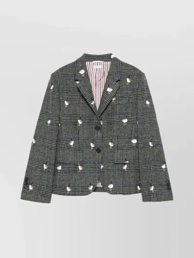 THOM BROWNE PRINCE OF WALES HUNTING TWEED COAT