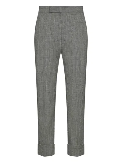 Thom Browne Prince Of Wales-patterned Trousers In Multi