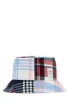 THOM BROWNE PRINTED COTTON BUCKET HAT