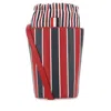 Thom Browne Printed Leather Mini Bucket Bag In Multi