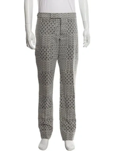 Pre-owned Thom Browne Printed Pants In Gray