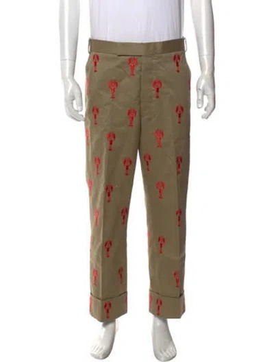 Pre-owned Thom Browne Printed Pants In Neutral