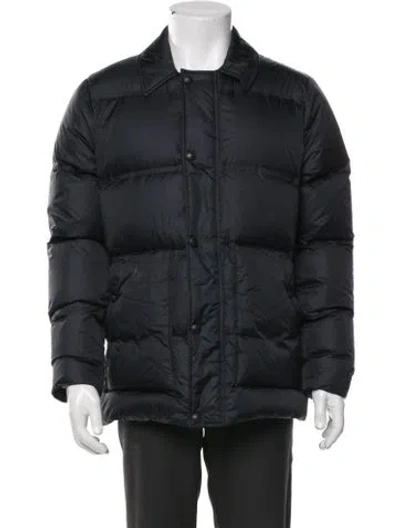 Pre-owned Thom Browne Puffer Coat W/ Tags In Blue