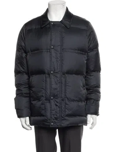 Pre-owned Thom Browne Puffer Coat W/ Tags In Blue