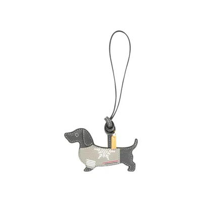 Pre-owned Thom Browne Puffy Hector Charm With Sweater 'dark Grey' | Men's Size Onesize In Gray