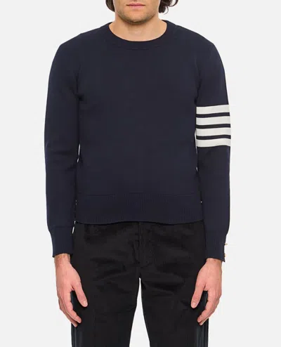 Thom Browne Pullover Bar In Blau