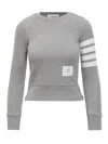 Thom Browne Sweater  Woman Color Grey In Grey