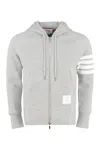 Thom Browne 4-bar Zip-up Hoodie