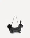 Thom Browne Rabbit Shoulder Bag In Black