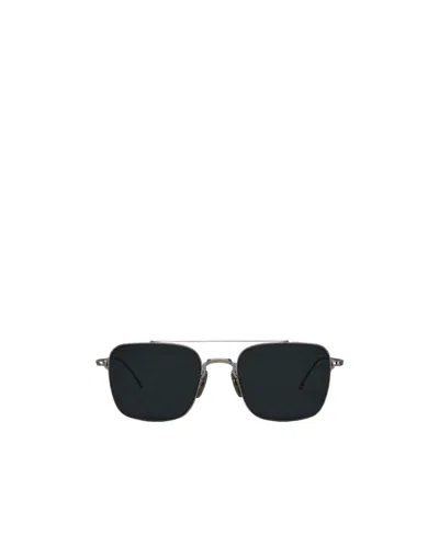 Thom Browne Raised-bridge Square-frame Sunglasses In Brown