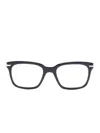 Thom Browne Rectangle-frame Glasses In Black