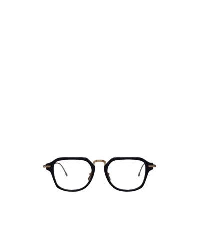 Thom Browne Rectangle-frame Glasses In Blue