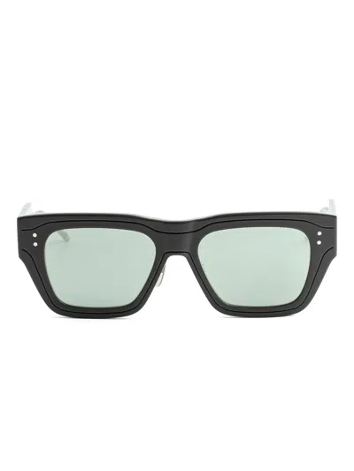 Thom Browne Rectangle-frame Sunglasses In Black