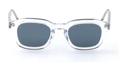 Thom Browne Rectangular - Crystal Sunglasses In Gray