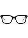 Thom Browne Rectangular-frame Metal Glasses In Black
