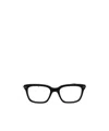 Thom Browne Rectangular-frame Metal Glasses In Black