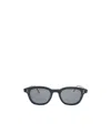 Thom Browne Rectangular Frame Sunglasses In Gray
