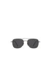 Thom Browne Rectangular Pilot Sunglasses In Black