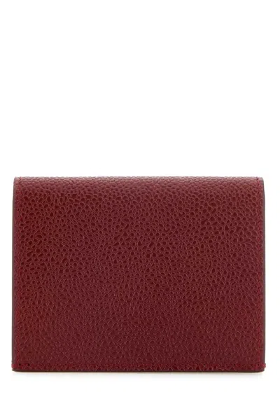 Thom Browne Red Solid Wallet