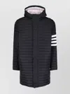 Thom Browne Relaxed Fit Hooded Jacket In Black