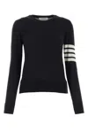 Thom Browne Midnight Blue Wool Sweater In Blue