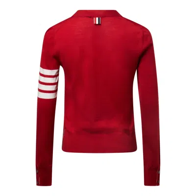 Thom Browne Relaxed Fit V Neck Cardigan