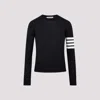 Thom Browne 4-bar Sweatshirt In Navy