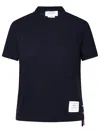 Thom Browne Cotton T-shirt In Blue