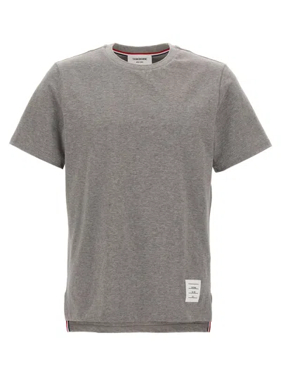 Thom Browne Cotton T-shirt In Grey