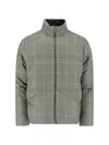 Thom Browne Reversible Down Jacket Featuring Checkered Pattern In Multi