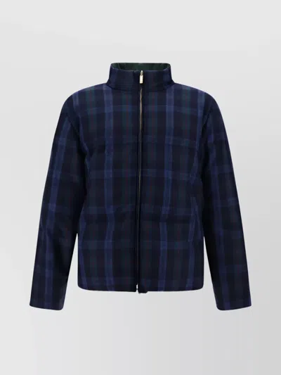 THOM BROWNE WOOL CASHMERE BOMBER JACKET