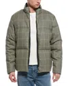 Thom Browne Reversible Down Jacket Featuring Checkered Pattern In Green