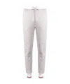 Thom Browne Rib Pull-rope Sweatpants In White