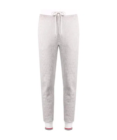 Thom Browne Rib Pull-rope Sweatpants In White