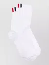 Thom Browne Ribbed Cuffs Cotton Blend Ankle Socks