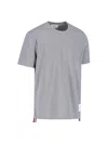 Thom Browne Ribbon Logo T-shirt In Grey