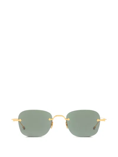 Thom Browne Rimless Rectangular Sunglasses In Gold
