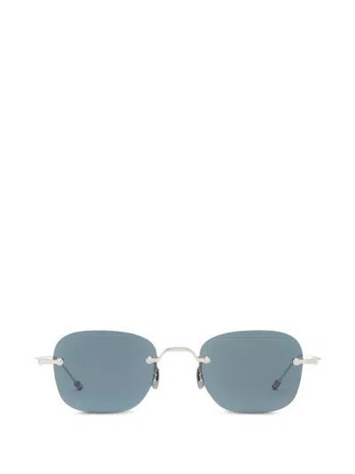 Thom Browne Rimless Rectangular Sunglasses In Silver