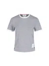 Thom Browne "ringer" T-shirt – Light Grey In Gray
