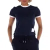 Thom Browne Asymmetric Hem T-shirt In Blue