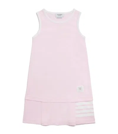 Thom Browne Kids' Ringer Tank Dress In Pink